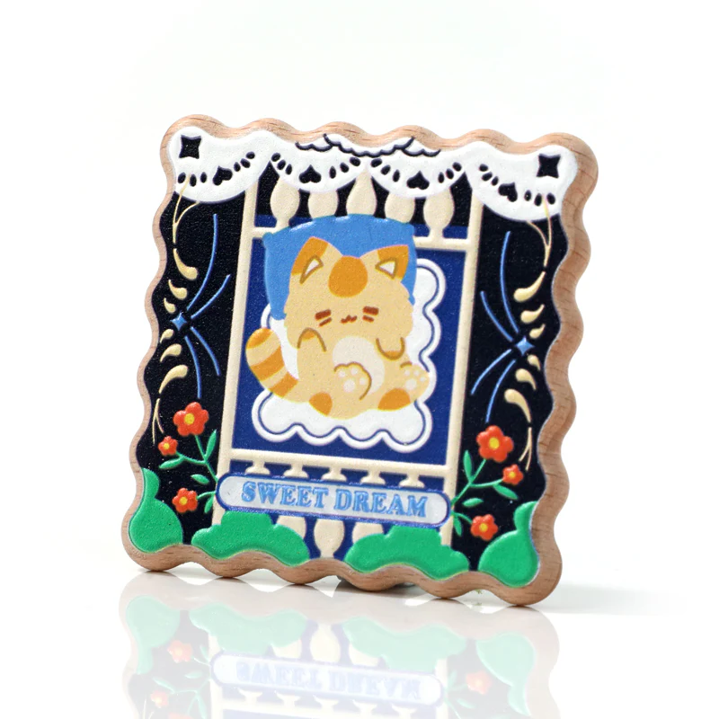 Custom 3D Beechwood Pins - Image 4