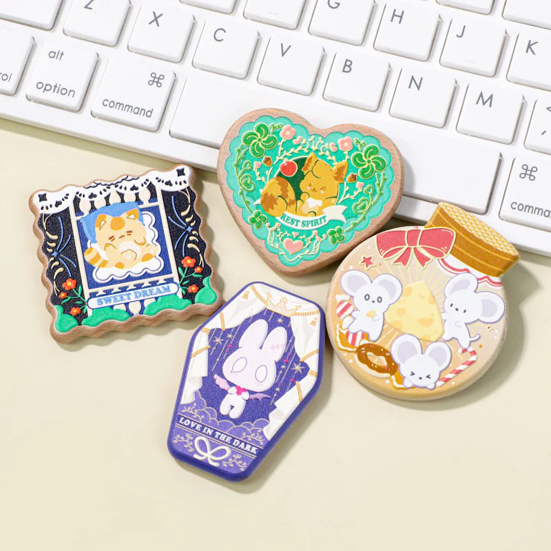 Custom 3D Beechwood Pins - Image 9