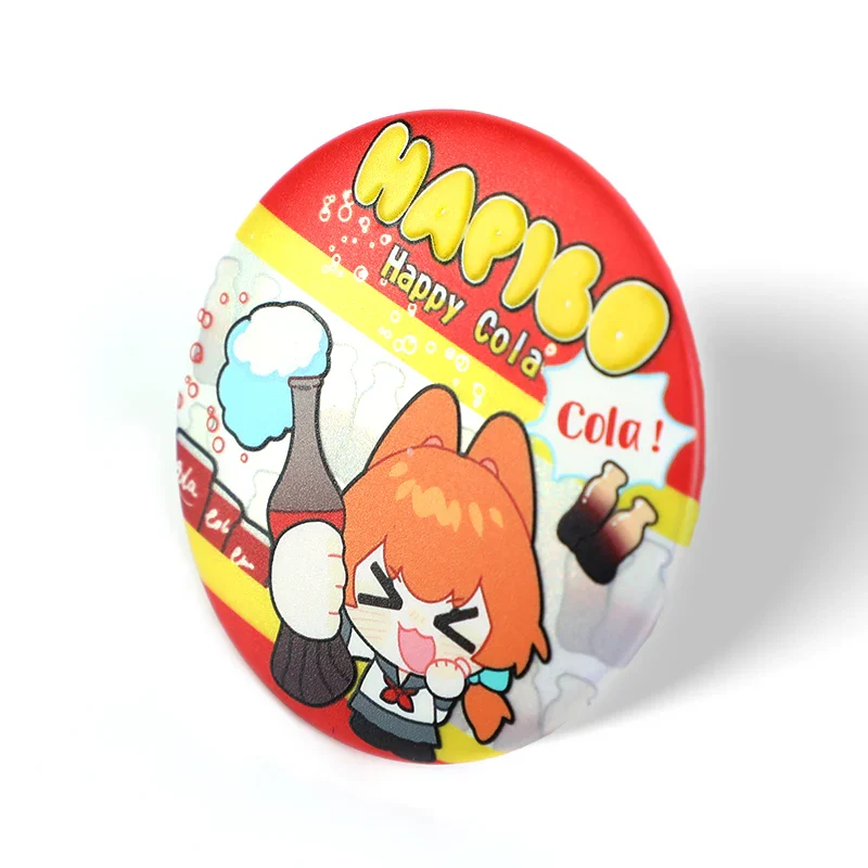 Custom 3D Glitter Holographic Button Pins - Image 10
