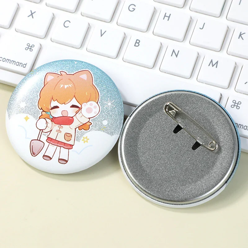 Custom 3D Glitter Holographic Button Pins - Image 13