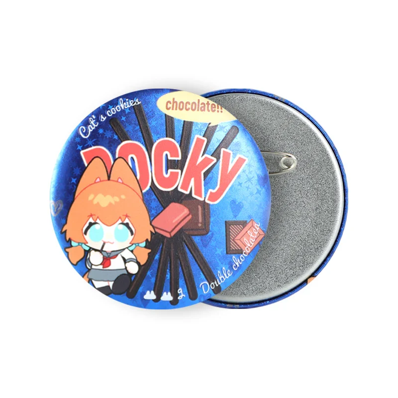 Custom 3D Glitter Holographic Button Pins - Image 8