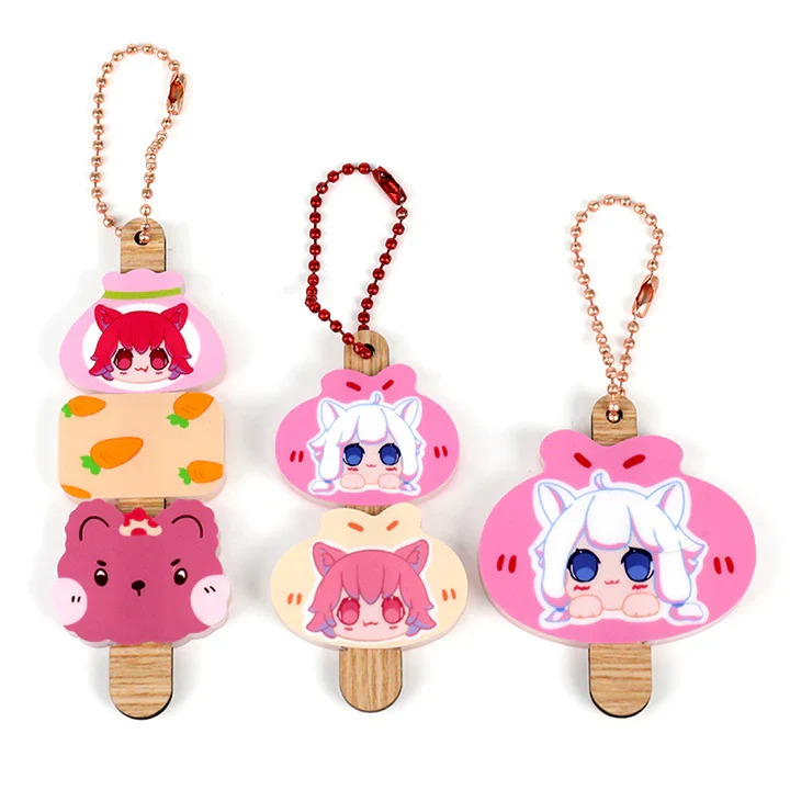 Custom Acrylic BBQ Dango Keychains - Image 3