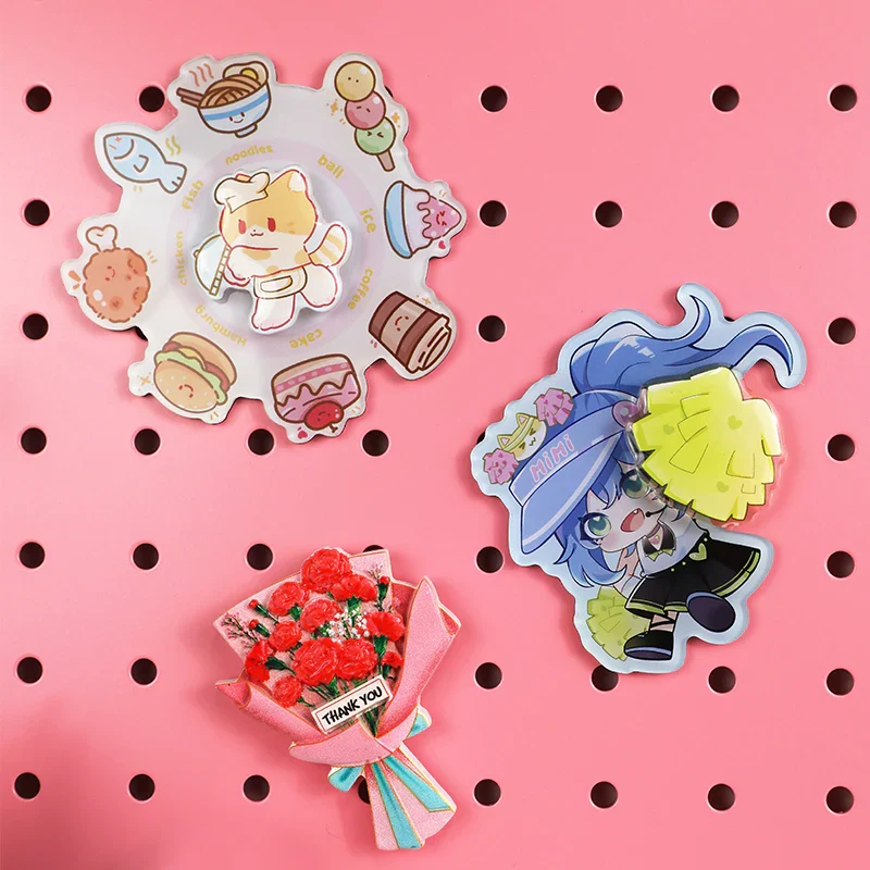 Custom Acrylic Double Layer Spinning Fridge Magnets - Image 9