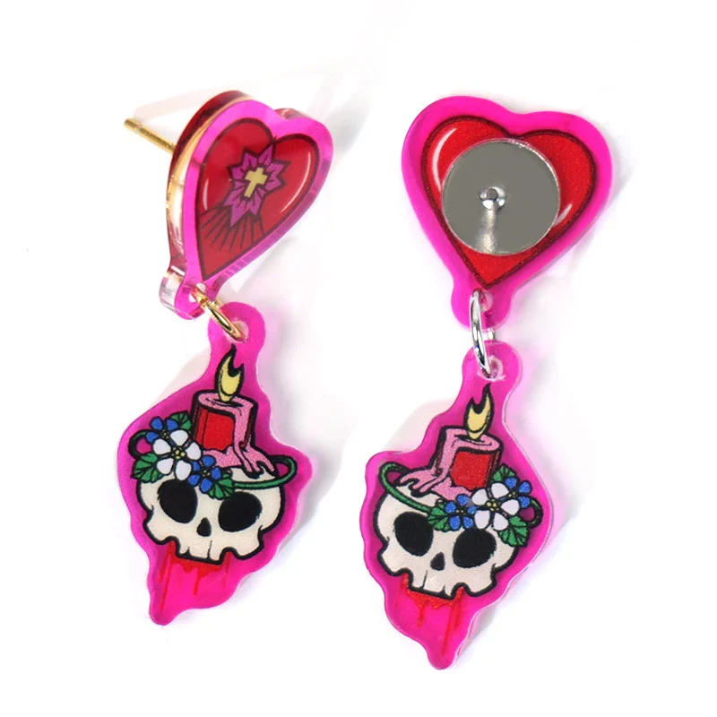 Custom Acrylic Earrings Ear Stud - Image 2