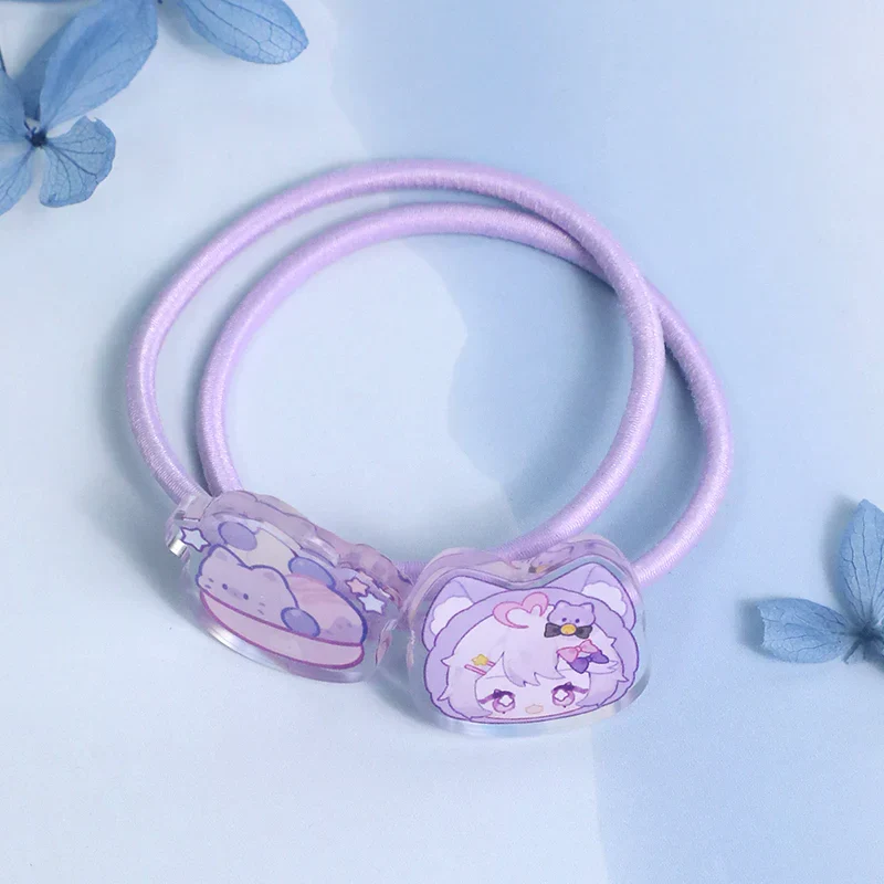 Custom Acrylic Elastic Hair Ties - Image 4