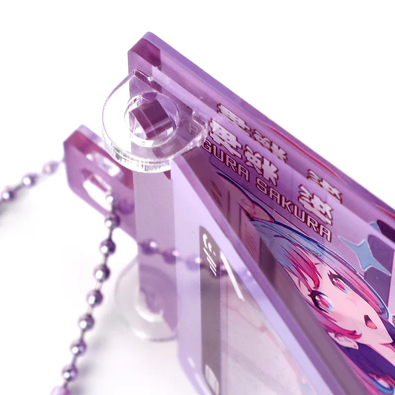 Custom Acrylic Flip Phone Hinged Keychains - Image 5