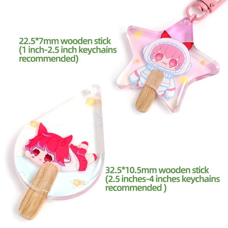 Custom Acrylic Ice Cream Popsicle Keychain - Image 11