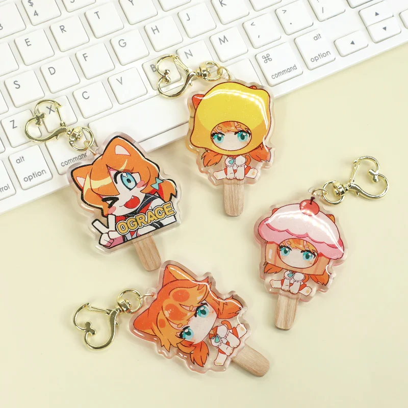 Custom Acrylic Ice Cream Popsicle Keychain - Image 5