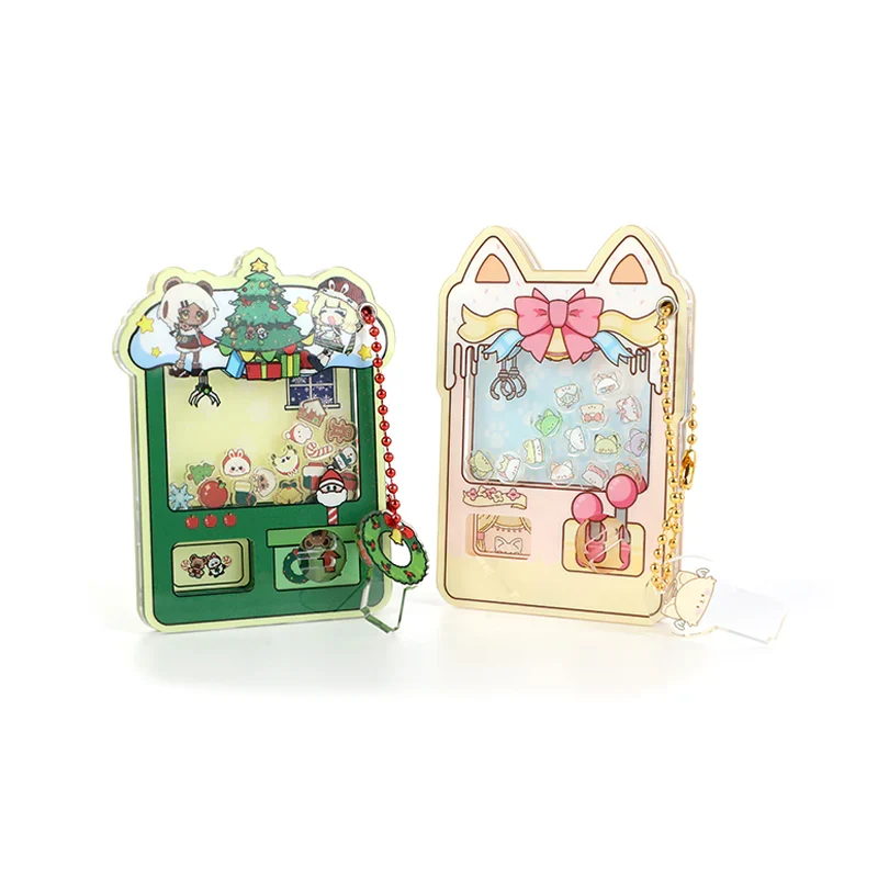 Custom Acrylic Magnetic Gashapon Machine Shaker Keychains - Image 3