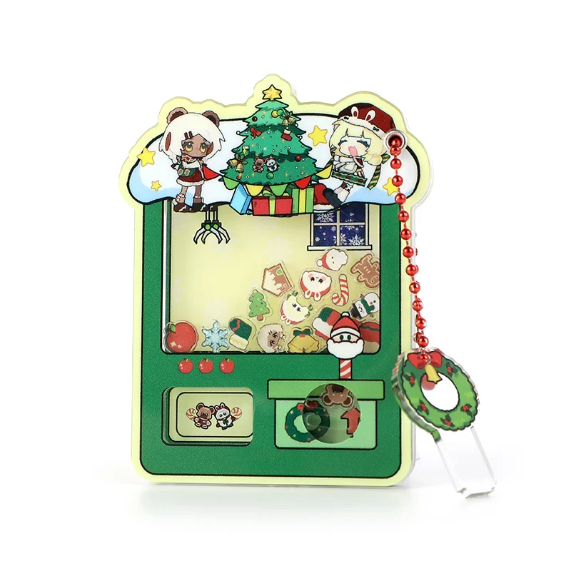 Custom Acrylic Magnetic Gashapon Machine Shaker Keychains - Image 4
