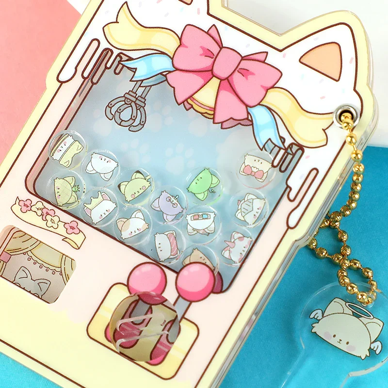 Custom Acrylic Magnetic Gashapon Machine Shaker Keychains - Image 5