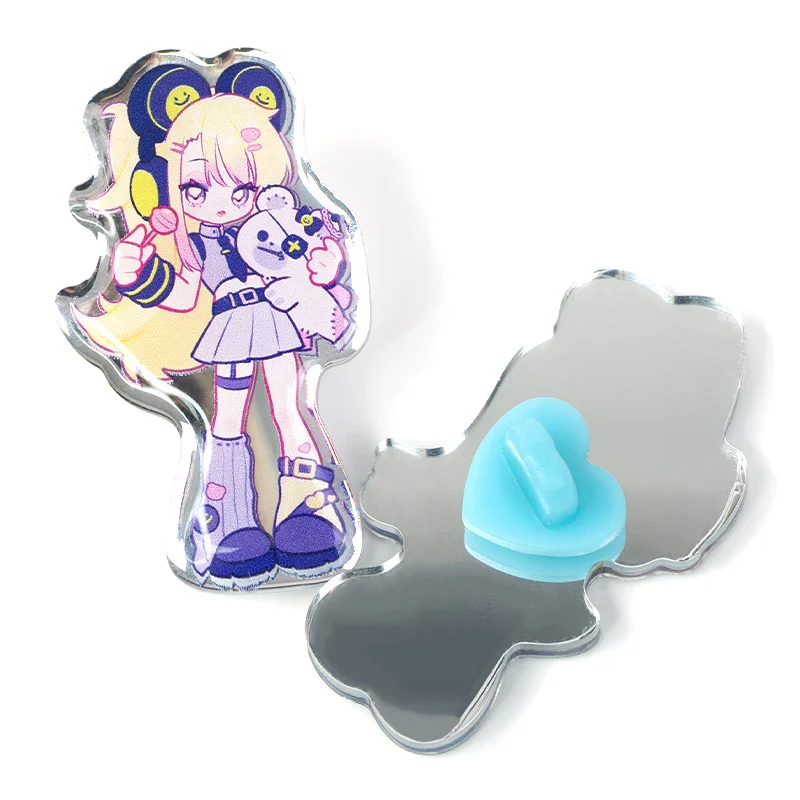 Custom Acrylic Mirror Pins - Image 3