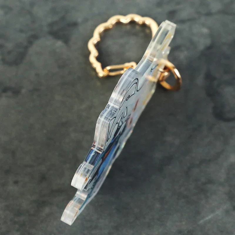 Custom Acrylic Shell Pattern Keychains - Image 3