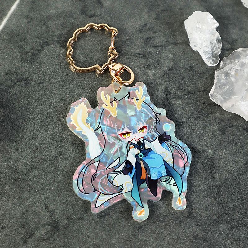 Custom Acrylic Shell Pattern Keychains - Image 5