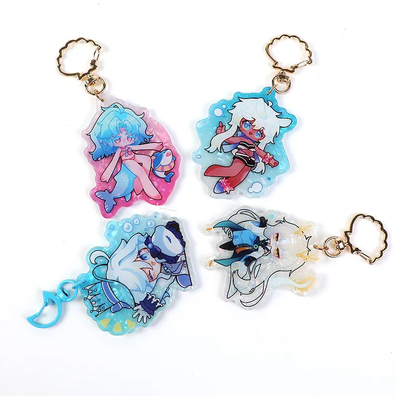 Custom Acrylic Shell Pattern Keychains - Image 6