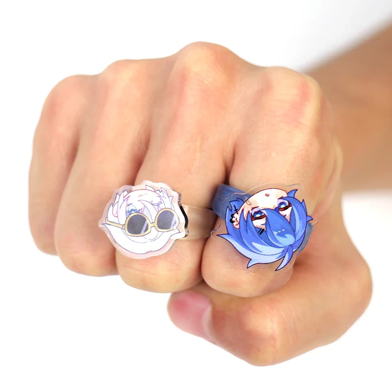 Custom Acrylic Spinner Rings Personalized Spinning Rotating Ring - Image 3