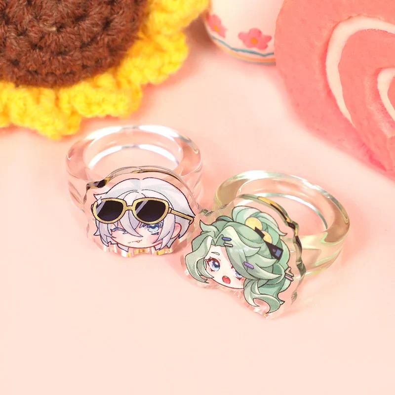 Custom Acrylic Spinner Rings Personalized Spinning Rotating Ring - Image 4