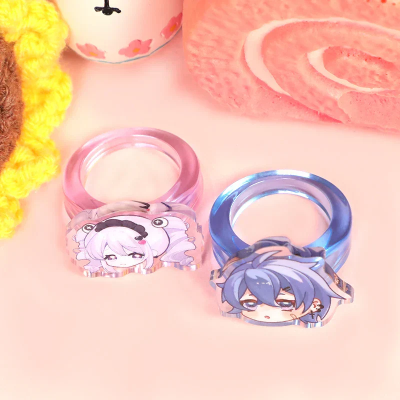 Custom Acrylic Spinner Rings Personalized Spinning Rotating Ring - Image 5