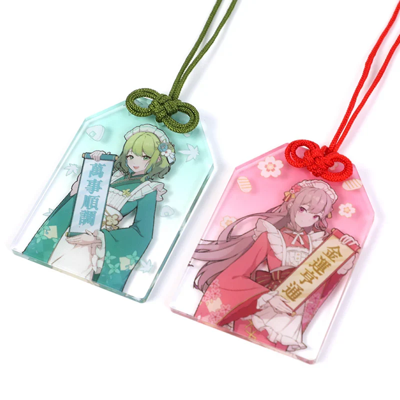 Custom Acrylic Wreath Dangling Shaker Keychains - Image 6