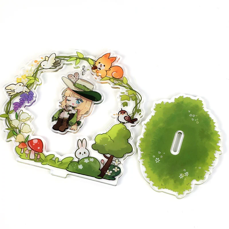Custom Acrylic Wreath Dangling Shaker Standees - Image 2