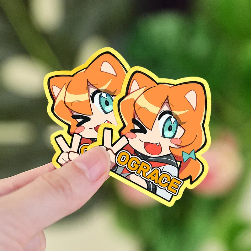 Custom Brushed Gold Stickers - Image 6