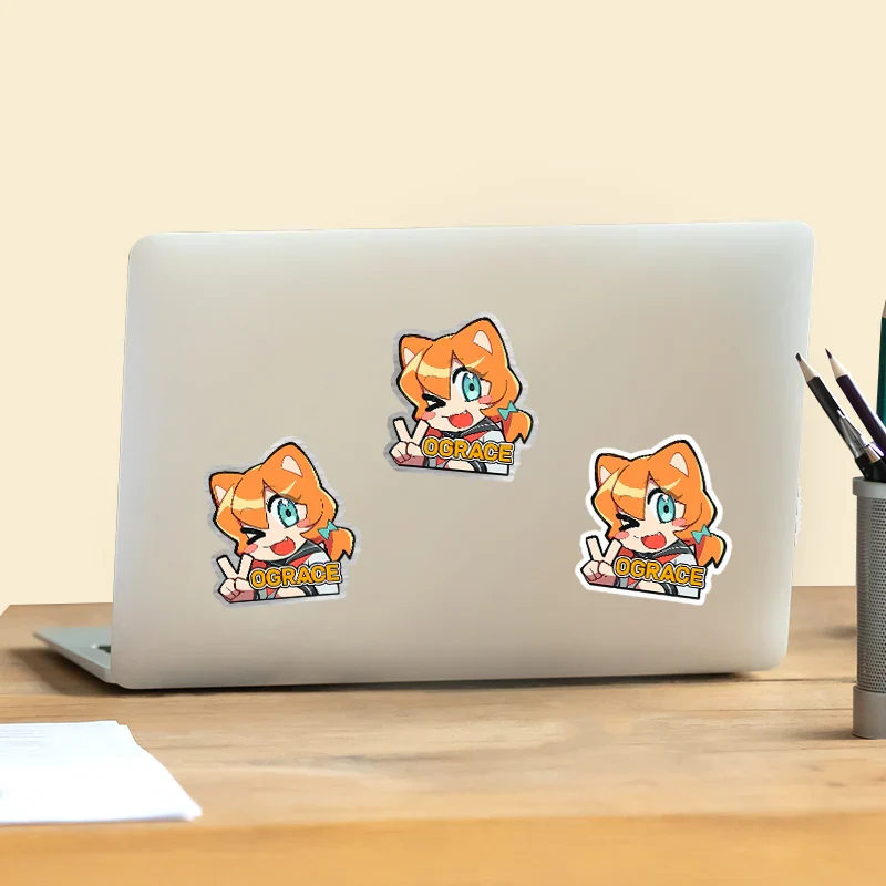 Custom Brushed Silver Stickers - Image 7