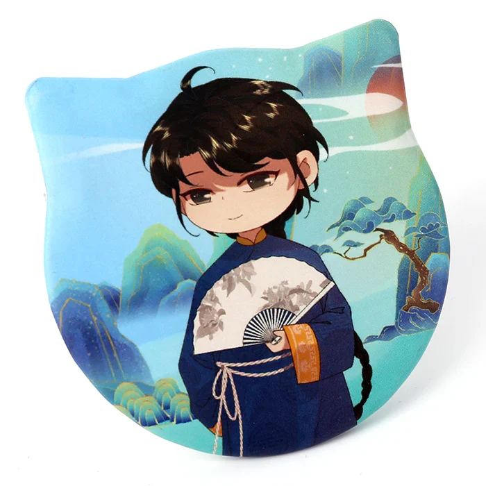 Custom Cat Ear Shapes Button Pins - Image 10