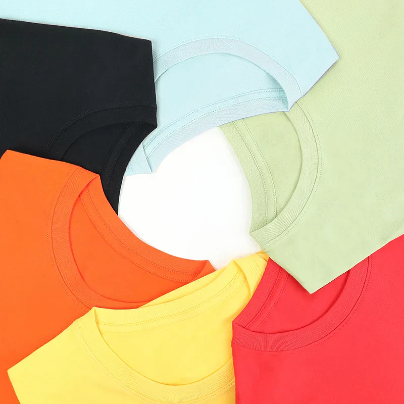 Custom Children's T Shirts Printing Cotton Crew Neck T-Shirts - Image 3