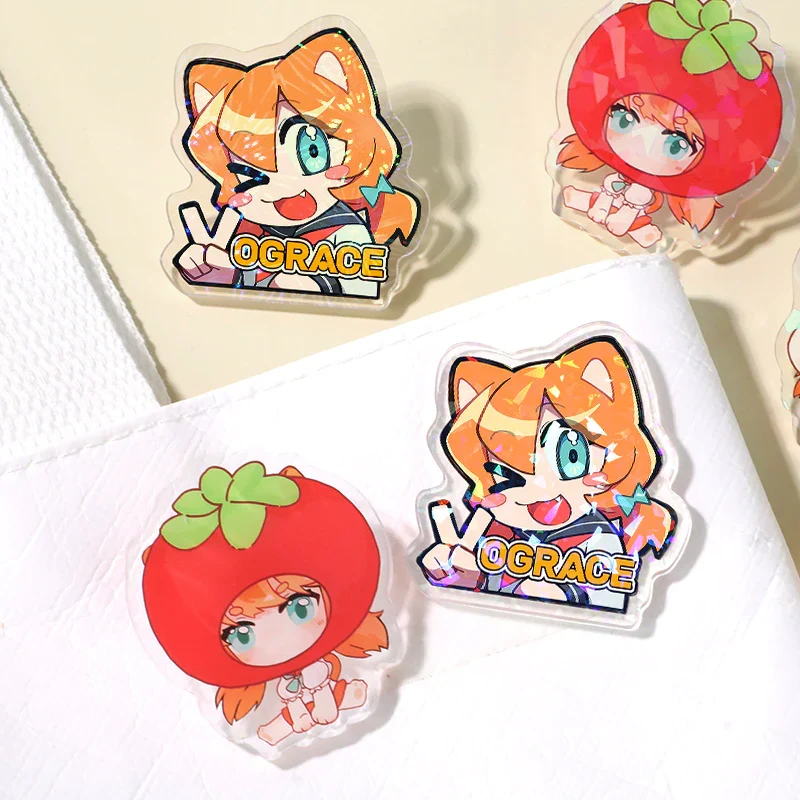 Custom Clear Acrylic Pins - Image 3