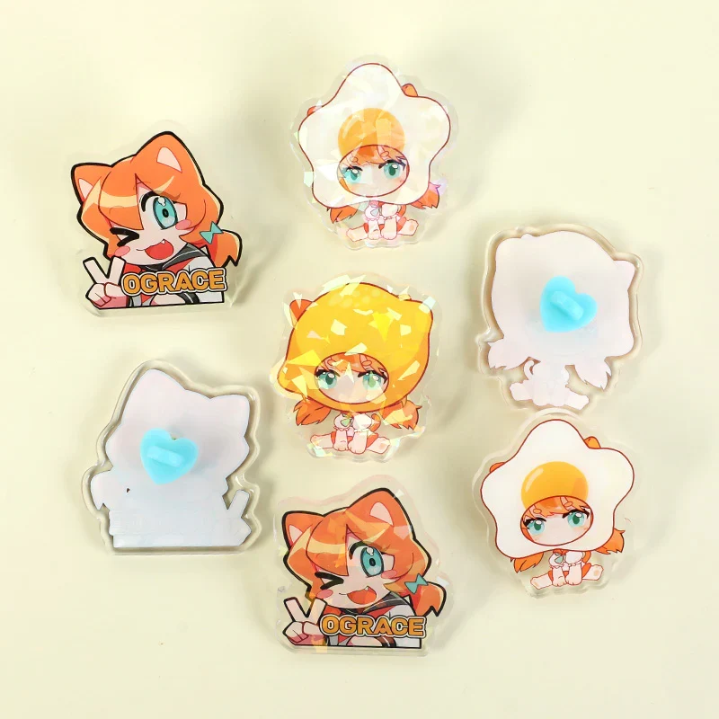 Custom Clear Acrylic Pins - Image 6