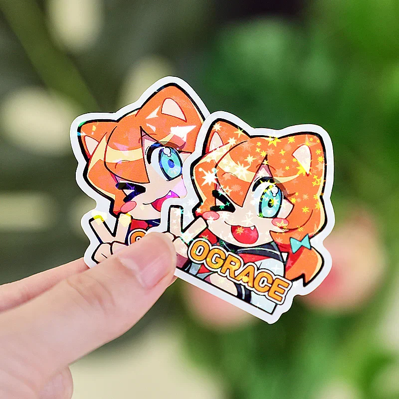 Custom Clear Holographic Stickers - Image 8