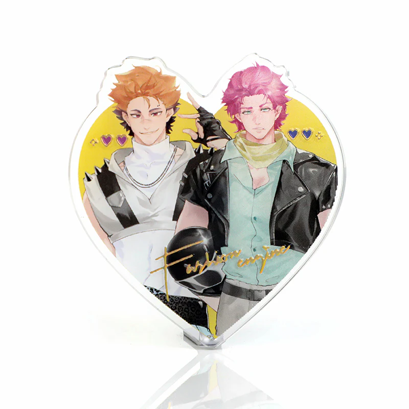 Custom Clear Raised Foil Stamping Acrylic Fridge Magnets - Image 10