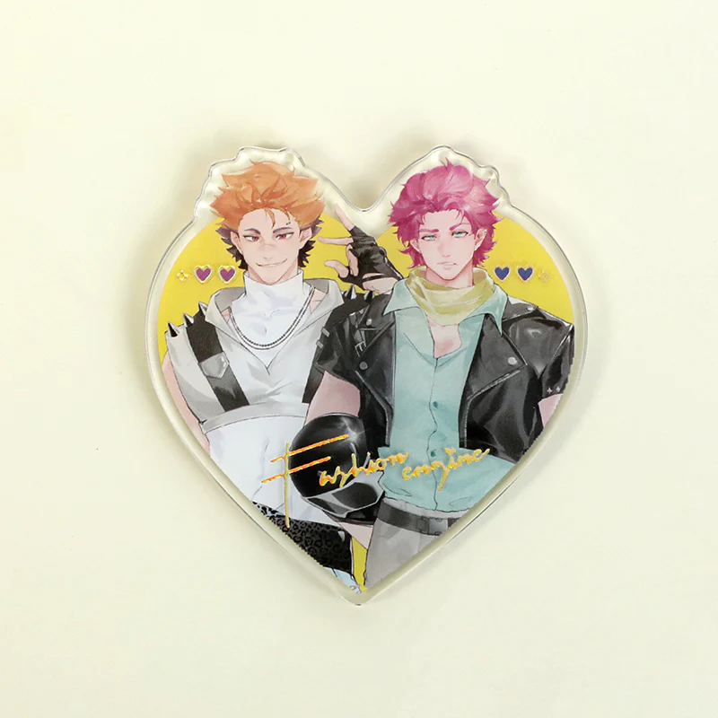 Custom Clear Raised Foil Stamping Acrylic Fridge Magnets - Image 16