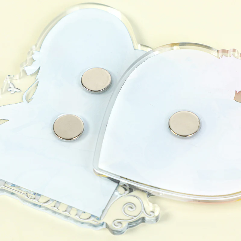 Custom Clear Raised Foil Stamping Acrylic Fridge Magnets - Image 5