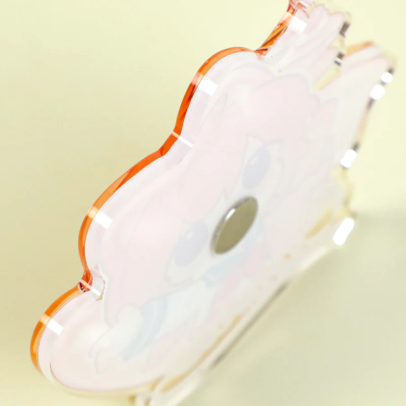 Custom Clear Raised Foil Stamping Acrylic Fridge Magnets - Image 7