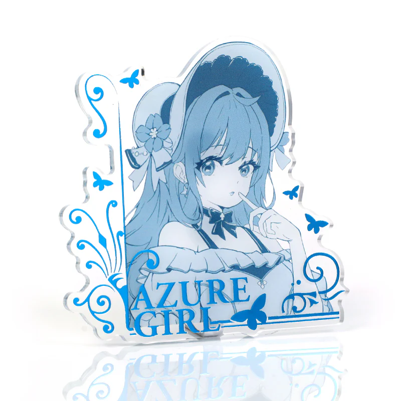 Custom Clear Raised Foil Stamping Acrylic Fridge Magnets - Image 9
