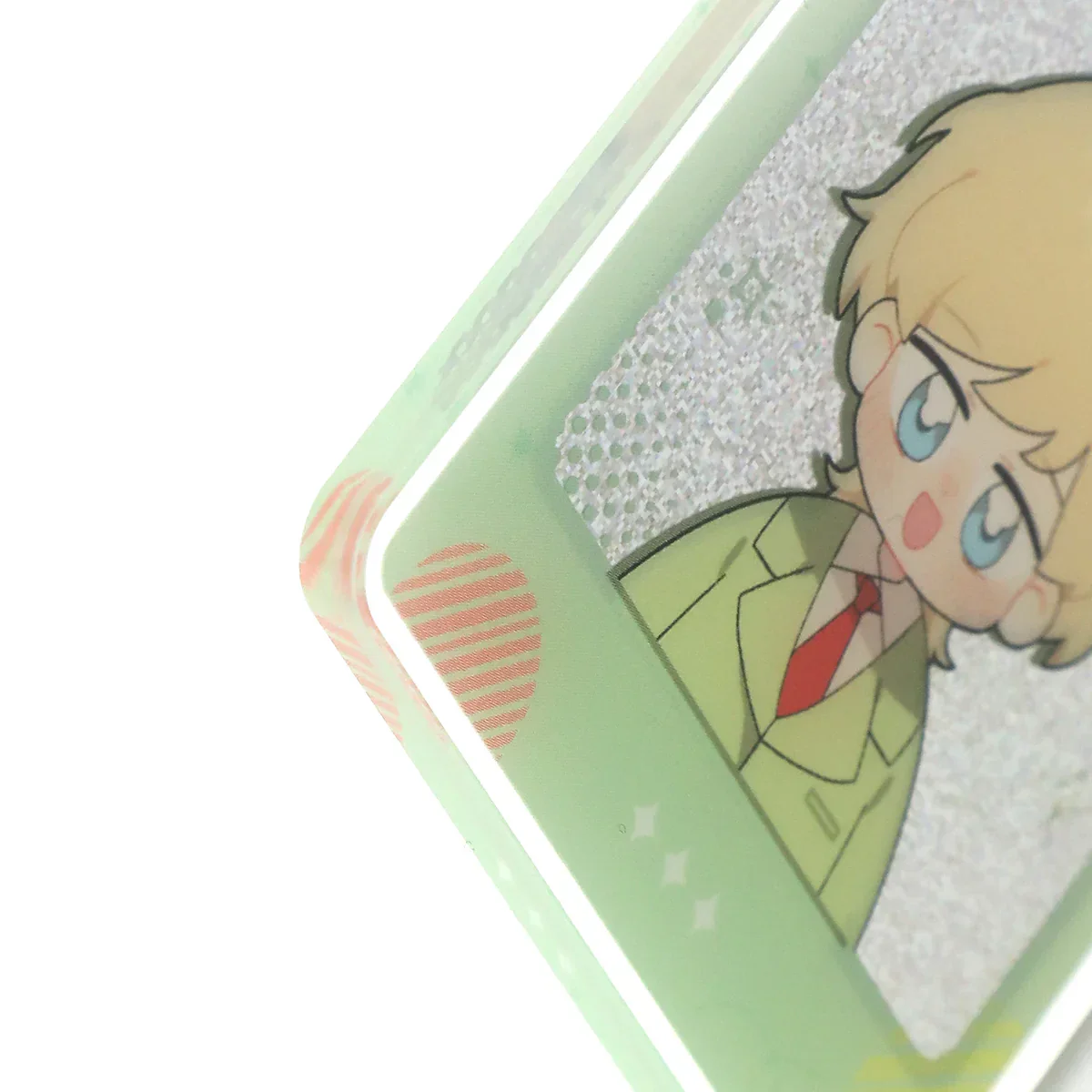 Custom Cold Foil Stamping Glitter Holographic Acrylic Keychains - Image 6