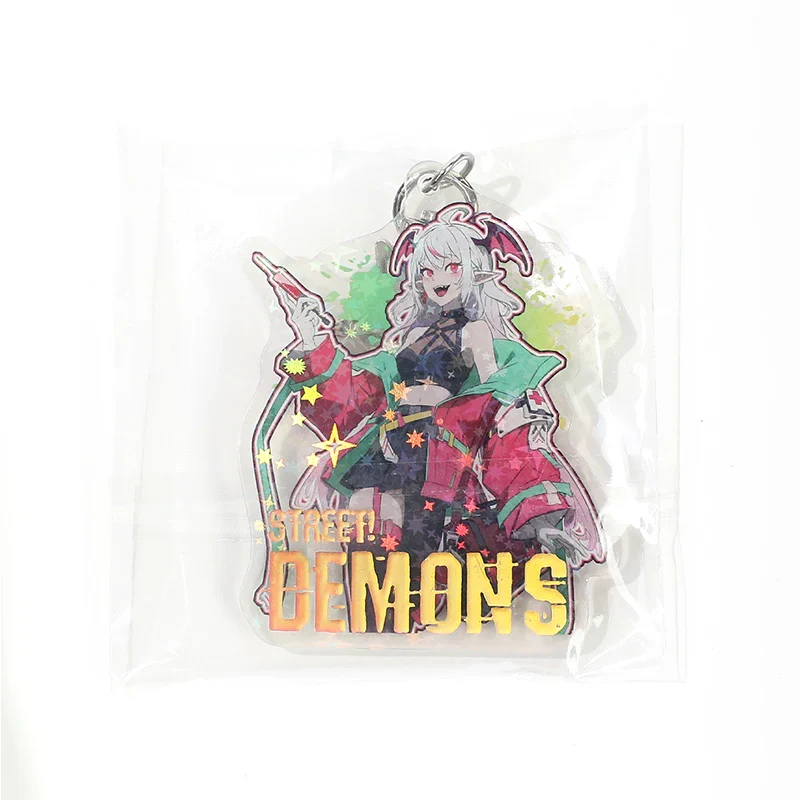 Custom Cold Foil Stamping Holographic Clear Acrylic Keychains - Image 5