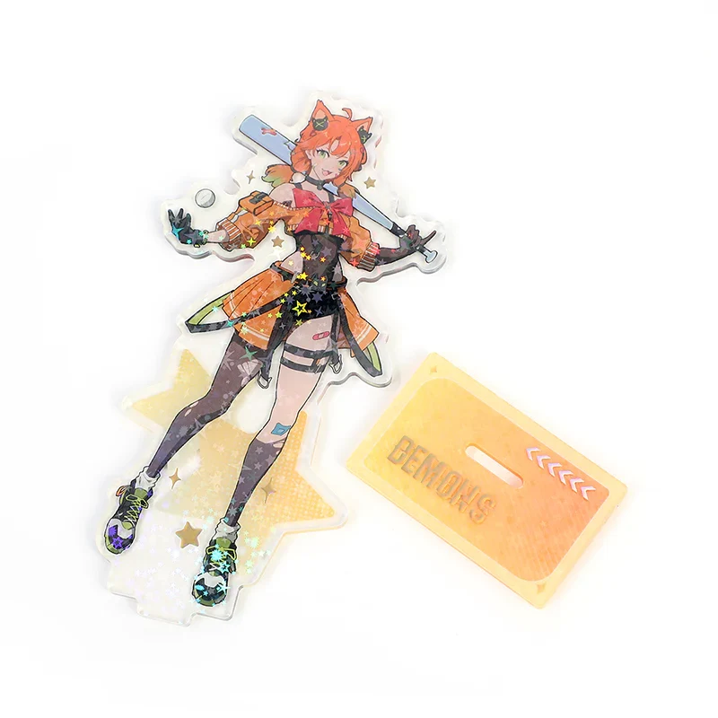 Custom Cold Foil Stamping Holographic Clear Acrylic Standees - Image 7