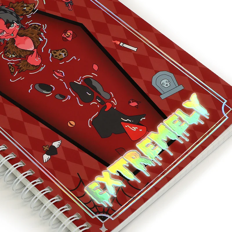 Custom Cold Foil Stamping Spiral Notebooks Printing - Image 2