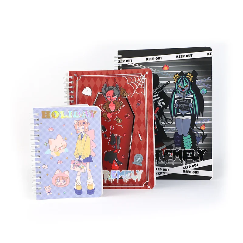 Custom Cold Foil Stamping Spiral Notebooks Printing - Image 3