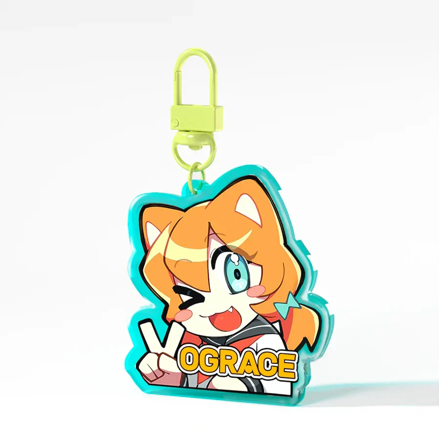 Custom Colored Acrylic Keychains - Image 9