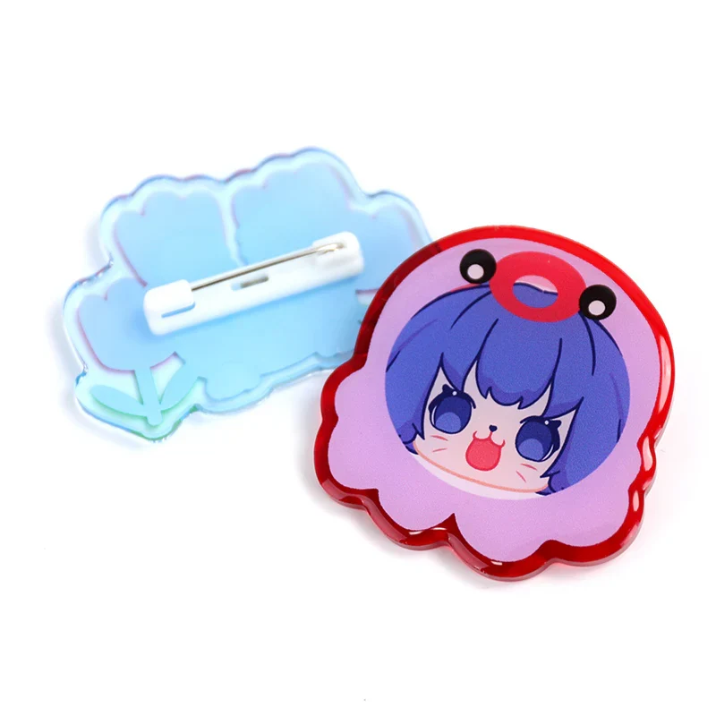 Custom Colored Epoxy Acrylic Pins - Image 2