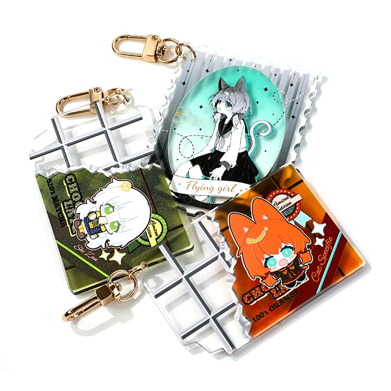 Custom Embossed Acrylic Keychain - Image 4