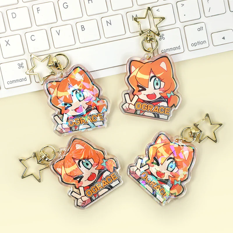 Custom Epoxy Holographic Keychain - Image 7