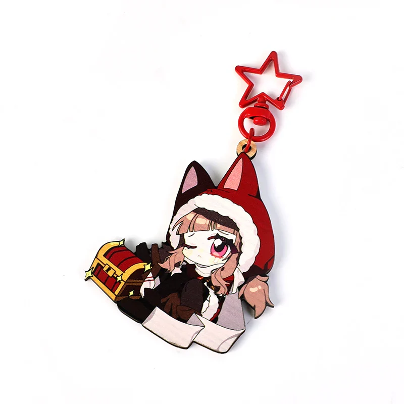 Custom Full Bleed Synthetic Wooden Keychains - Image 3