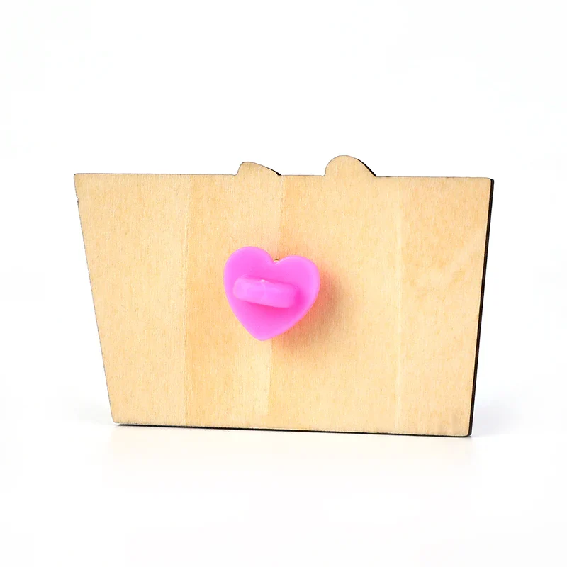 Custom Full Bleed Synthetic Wooden Pins - Image 5