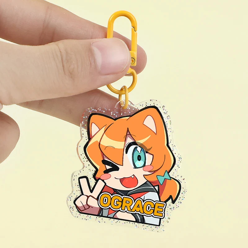 Custom Glitter Acrylic Keychain - Image 5