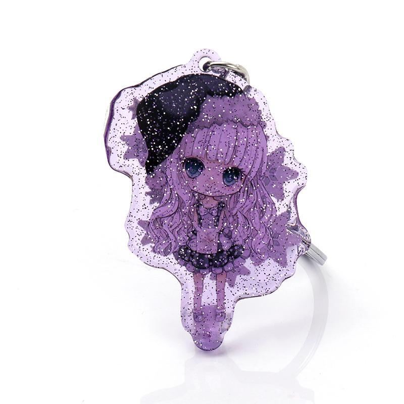 Custom Glitter Acrylic Keychain - Image 9