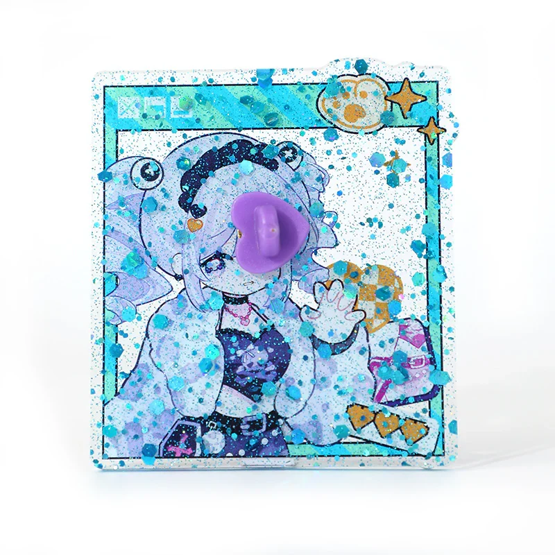 Custom Glitter Acrylic Pins - Image 4